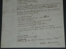 Henri DUVERNOIS - Manuscrit autographe sign&eacute; "Petit guide de la conversation pour le Bois de Boulogne". Henri DUVERNOIS
