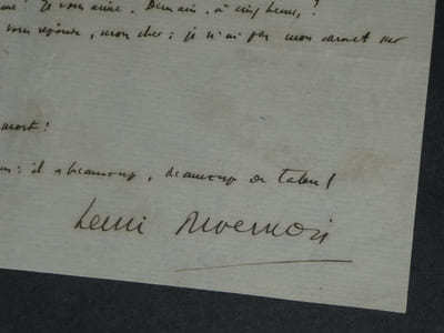 Henri DUVERNOIS - Manuscrit autographe signé "Petit guide de la conversation pour le Bois de Boulogne"