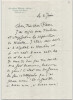 G&eacute;rald Van der Kemp - Longue lettre autographe sign&eacute;e &agrave; Pierre Levy. G&eacute;rald Van der Kemp