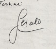 G&eacute;rald Van der Kemp - Longue lettre autographe sign&eacute;e &agrave; Pierre Levy. G&eacute;rald Van der Kemp