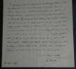 &Eacute;douard THIERRY - Lettre autographe sign&eacute;e, Com&eacute;die Fran&ccedil;aise, 21 avril 1869. &Eacute;douard THIERRY