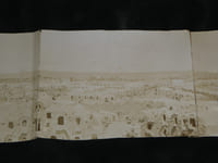 Photographie panoramique d'époque de la ville de Médenine de 1902 Tunisie