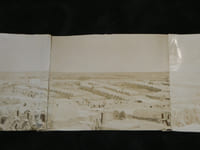 Photographie panoramique d'époque de la ville de Médenine de 1902 Tunisie