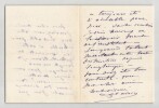 Georges Clairin - Lettre autographe sign&eacute;e - "Membre de l'institut". Georges Clairin