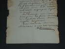Jean-Pierre Archinard - Lettre autographe sign&eacute;e adress&eacute;e &agrave; Mr Jossand - 1792. Jean-Pierre Archinard