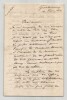 F&eacute;lix Bovet – Longue lettre autographe sign&eacute;e &agrave; Ch. Berthoud - 4 pages, 1864. F&eacute;lix Bovet