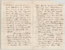 F&eacute;lix Bovet – Longue lettre autographe sign&eacute;e &agrave; Ch. Berthoud - 4 pages, 1864. F&eacute;lix Bovet