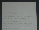 Paul Meurice - Lettre autographe sign&eacute;e. Paul Meurice