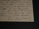 &Eacute;mile BOUTROUX - LETTRE AUTOGRAPHE SIGN&Eacute;E &Agrave; F. ALBERT, 1910, Paris. &Eacute;mile BOUTROUX