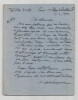 Henry de Waroquier - Lettre autographe sign&eacute;e &agrave; Olivier Qu&eacute;ant - 1953. Henry de Waroquier