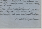 Henry de Waroquier - Lettre autographe sign&eacute;e &agrave; Olivier Qu&eacute;ant - 1953. Henry de Waroquier