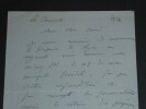 Henri LEBASQUE - LETTRE AUTOGRAPHE SIGN&Eacute;E. Henri Lebasque
