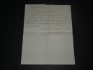 J&eacute;r&ocirc;me Tharaud, Ecrivain - Lettre autographe sign&eacute;e &agrave; Claude OLIVIER, 1941. J&eacute;r&ocirc;me THARAUD
