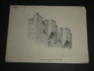 Echauguette de l'&eacute;glise de Rudelle, XVIe si&egrave;cle - Dessin original sign&eacute;. Louis Henri Laffill&eacute;e