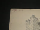 Echauguette de l'&eacute;glise de Rudelle, XVIe si&egrave;cle - Dessin original sign&eacute;. Louis Henri Laffill&eacute;e