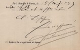 Pouvoir sign&eacute; par Cl&eacute;ment Lippacher - Collection coh&eacute;rente 25 auteurs&musiciens. Cl&eacute;ment Lippacher
