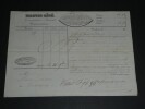 Bon de transport ferroviaire 1885, Toulouse timbre royal Seine 35 cts. 