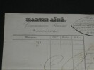 Bon de transport ferroviaire 1885, Toulouse timbre royal Seine 35 cts. 