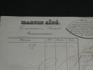 Bon de transport ferroviaire 1885, Toulouse timbre royal Seine 35 cts. 