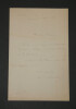Ernest Blum - Lettre autographe sign&eacute;e &agrave; Louis P&eacute;ricaud. Ernest Blum