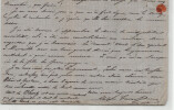 Adolphe Joseph Carcassonne - Lettre autographe sign&eacute;e &agrave; Alphonse Scheler - 1877. Adolphe Joseph Carcassonne