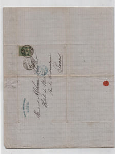 Adolphe Joseph Carcassonne - Lettre autographe signée à Alphonse Scheler - 1877