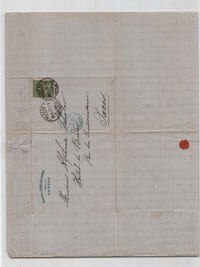 Adolphe Joseph Carcassonne - Lettre autographe signée à Alphonse Scheler - 1877