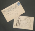 G&eacute;n&eacute;ral Maxime WEYGAND - CARTE AUTOGRAPHE SIGN&Eacute;E DE VOEUX &Agrave; Felix BONAF&Eacute;, 1955. Maxime WEYGAND
