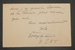 G&eacute;n&eacute;ral Maxime WEYGAND - CARTE AUTOGRAPHE SIGN&Eacute;E DE VOEUX &Agrave; Felix BONAF&Eacute;, 1955. Maxime WEYGAND