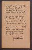Gabriel DE LAUTREC, Ecrivain - TRES BEAU POEME AUTOGRAPHE SIGN&Eacute; "CONSEIL". Gabriel DE LAUTREC