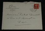 Andr&eacute; Beaunier - Lettre autographe sign&eacute;e &agrave; Robert Russel renseignements. Andr&eacute; Beaunier