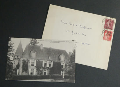 André MAUROIS - CARTE POSTALE AUTOGRAPHE SIGNÉE, 1937
