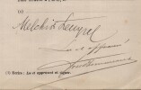 Pouvoir sign&eacute; par Melchior Lengyel - Collection coh&eacute;rente 25 auteurs & musiciens. Melchior Lengyel