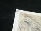 Int&eacute;rieur de l'&eacute;glise St-Clement &agrave; Rome - Dessin original sign&eacute;. Louis Henri Laffill&eacute;e