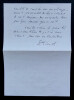 Ren&eacute; &Eacute;TIEMBLE - LETTRE AUTOGRAPHE SIGN&Eacute;E &Agrave; Arnold ROSIN, Paris, 1982. Ren&eacute; &Eacute;tiemble