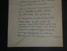 Gustave BORD, Historien - LETTRE AUTOGRAPHE SIGN&Eacute;E, Saint-Malo, 1930, 2 pages. Gustave BORD