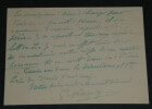 Gabriel KOENIGS, Math&eacute;maticien - CARTE-LETTRE AUTOGRAPHE SIGN&Eacute;E. Gabriel KOENIGS