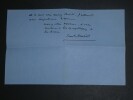 &Eacute;mile HENRIOT, Po&egrave;te - LETTRE AUTOGRAPHE SIGN&Eacute;E A Madame DE HARTING 1928 2 pages. &Eacute;mile HENRIOT