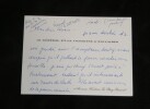 Ensemble de 11 lettres autographes sign&eacute;es &agrave; J.F. Blondel + plaquette "Norway". Jules Fran&ccedil;ois Blondel