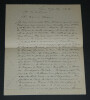 Henry LYONNET, &eacute;crivain - LETTRE AUTOGRAPHE SIGN&Eacute;E &Agrave; Henri CHENU, 1928, Paris. Henry LYONNET