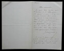 Jules LEMA&Icirc;TRE - LETTRE AUTOGRAPHE SIGNEE. Jules Lema&icirc;tre