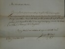 Franz H&Uuml;NTEN - LETTRE AUTOGRAPHE SIGN&Eacute;E &agrave; Heugel sur l'&eacute;dition d'une Valse. Franz H&Uuml;NTEN