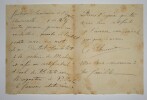LETTRE AUTOGRAPHE SIGN&Eacute;E, PARIS, JUIN 1889. Corneille Theunissen