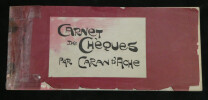 Caran d'Ache Carnet de ch&egrave;ques 1892 Illustr&eacute;. Emmanuel Poir&eacute; dit Caran d'Ache
