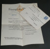 Edmond Laroche-Joubert, LETTRE SIGN&Eacute;E, Foire de Paris, 1947, Vincent Auriol. Edmond Laroche-Joubert