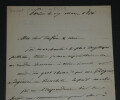 Camille DOUCET - Po&egrave;te - LETTRE AUTOGRAPHE SIGN&Eacute;E &Agrave; J. BERTRAND - Paris - 1876. Camille DOUCET