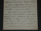 Camille DOUCET - Po&egrave;te - LETTRE AUTOGRAPHE SIGN&Eacute;E &Agrave; J. BERTRAND - Paris - 1876. Camille DOUCET
