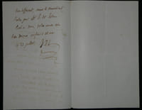 Abel VILLEMAIN - Lettre Autographe Signée "commission du prix Montyon"