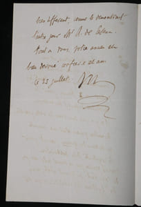 Abel VILLEMAIN - Lettre Autographe Signée "commission du prix Montyon"