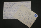 Jos&eacute; GERMAIN - LETTRE AUTOGRAPHE SIGN&Eacute;E "Les enfants perdus" chez Albin MICHEL. Jos&eacute; GERMAIN